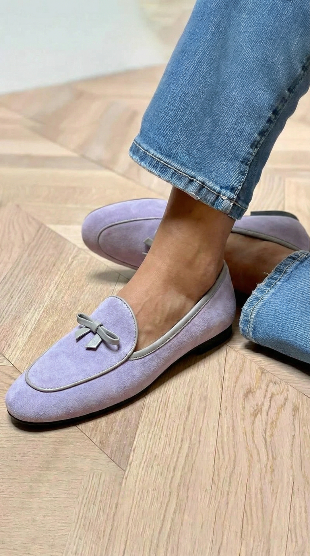 Geneviève | Chaussure Plate Élégante avec Nœud