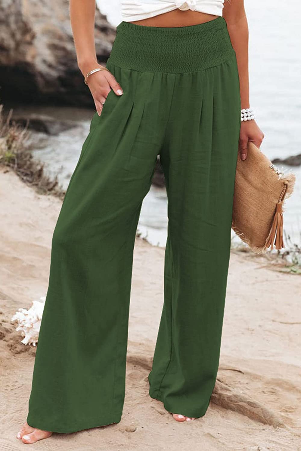 Pantalon Lin Été Femme