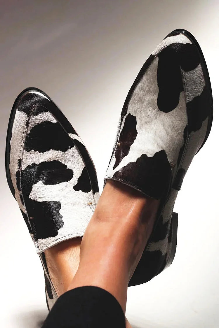 Becca | Chaussures à Imprimé Vache
