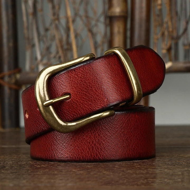 Ceinture Classique Ares en Cuir Fait Main – Style Premium Durable Décontracté et Formel