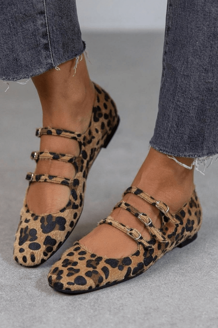 Angelie | Chaussures Imprimé Léopard