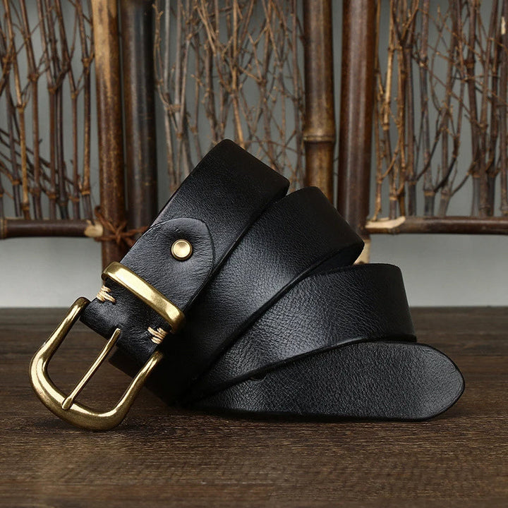 Ceinture Classique Ares en Cuir Fait Main – Style Premium Durable Décontracté et Formel