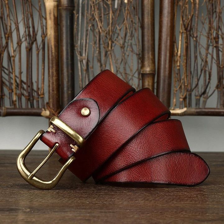 Ceinture Classique Ares en Cuir Fait Main – Style Premium Durable Décontracté et Formel
