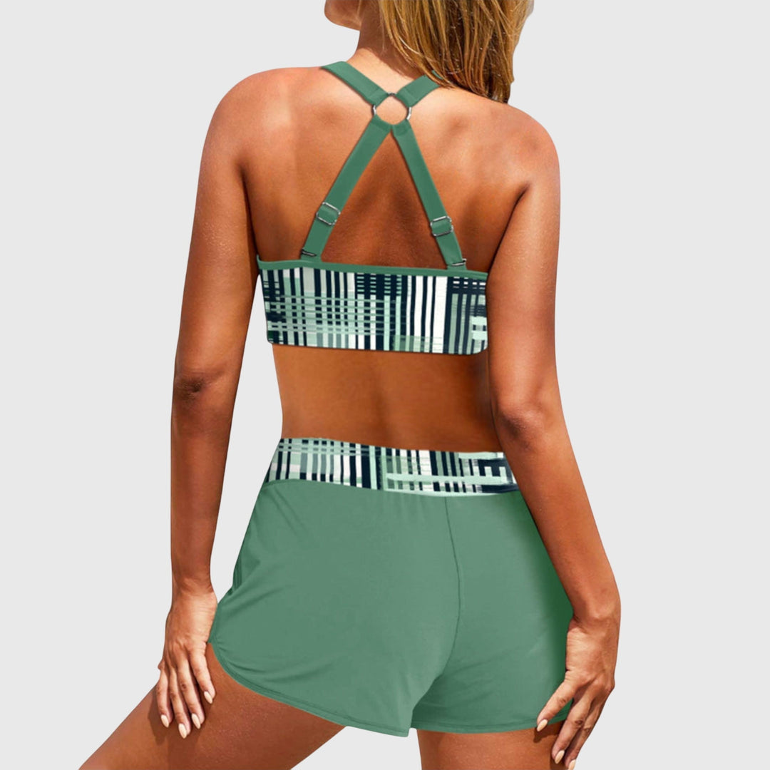 Jeanne | Bikini Taille Haute Côtelé