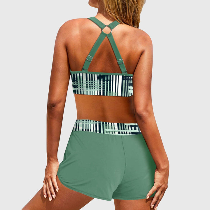 Jeanne | Bikini Taille Haute Côtelé