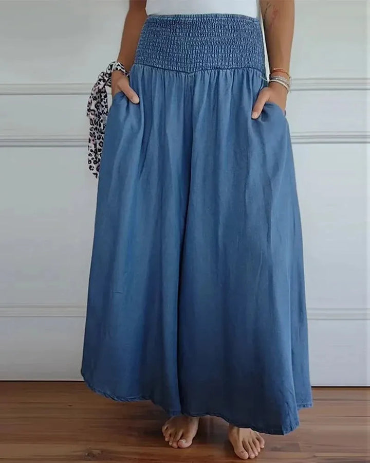 Pantalon Jupe-Culotte Femme