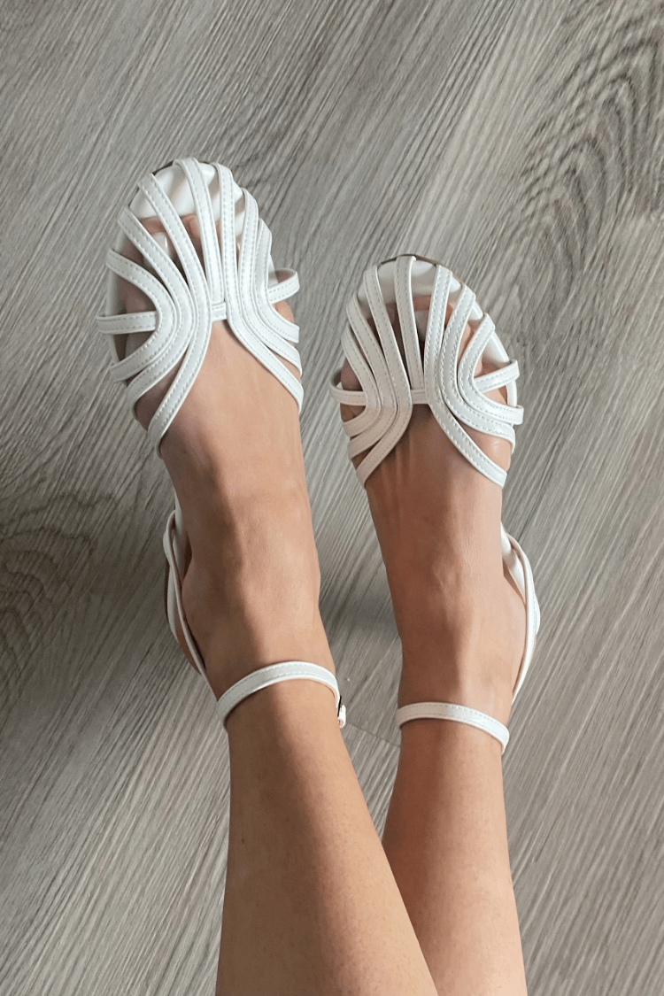 Anaïs | Sandales Dorées avec Bijoux