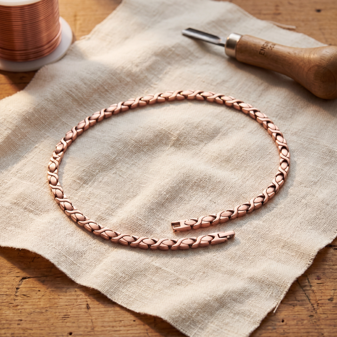 Collier en cuivre de cèdre de Vera