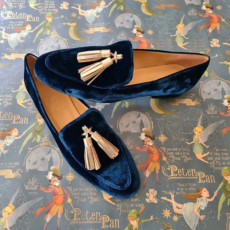 Celestia | Mocassins Élégants à Franges