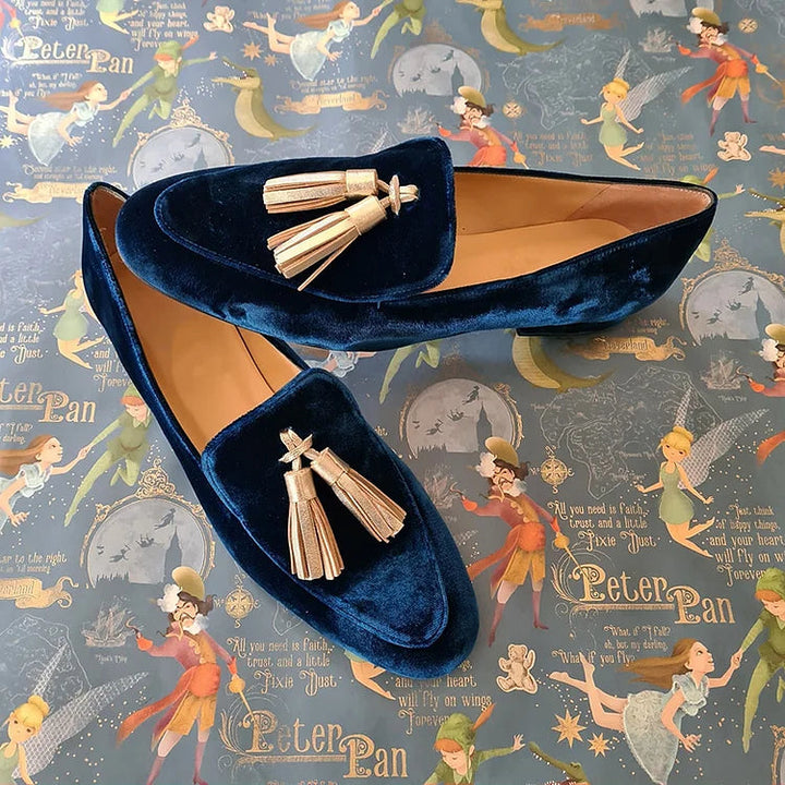 Celestia | Mocassins Élégants à Franges