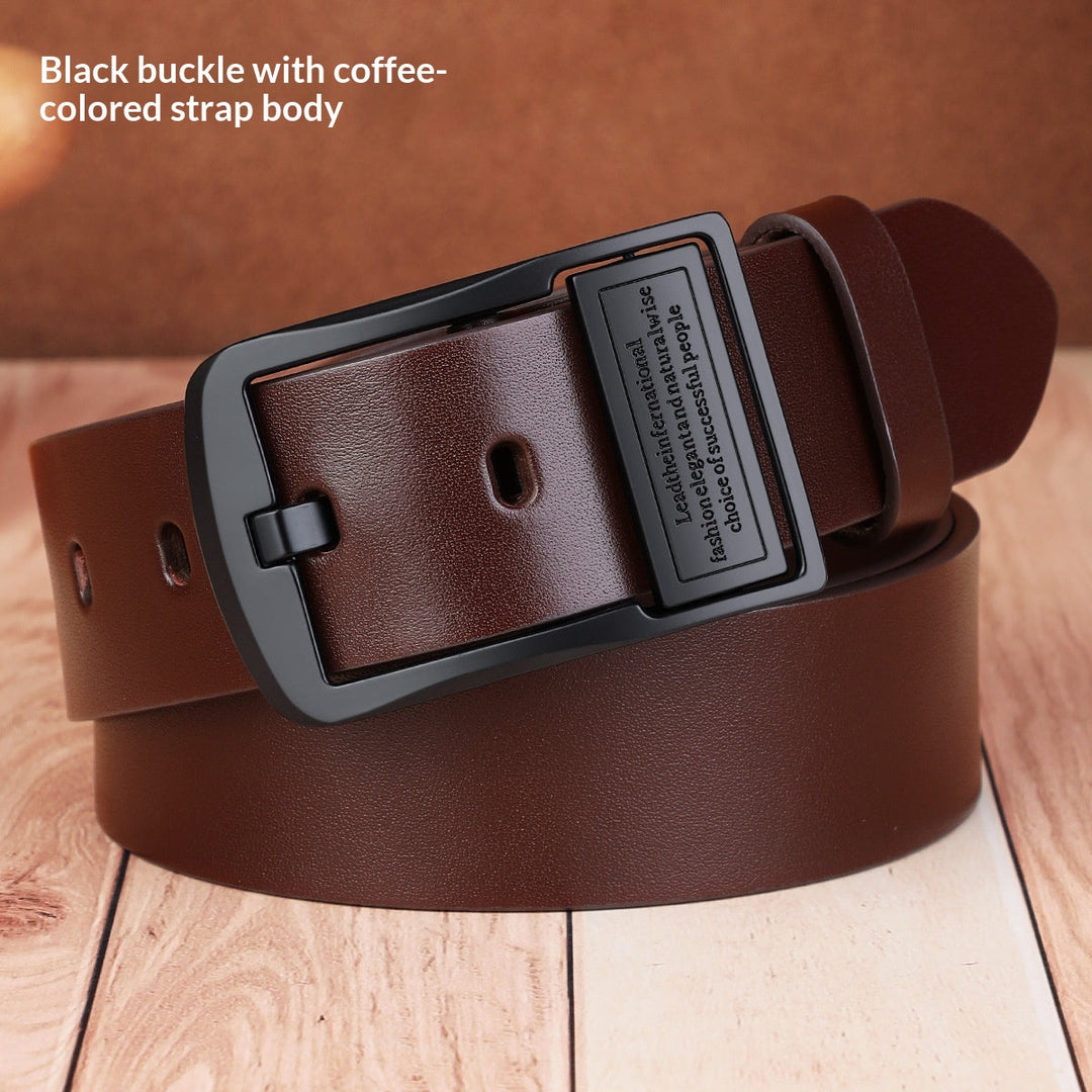 Ceinture en denim polyvalente décontractée et business pour homme – Accessoire élégant du quotidien