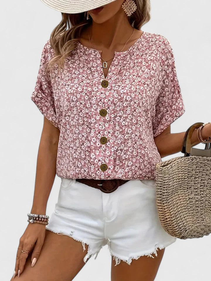 Isabelle | Haut Floral Élégant d&