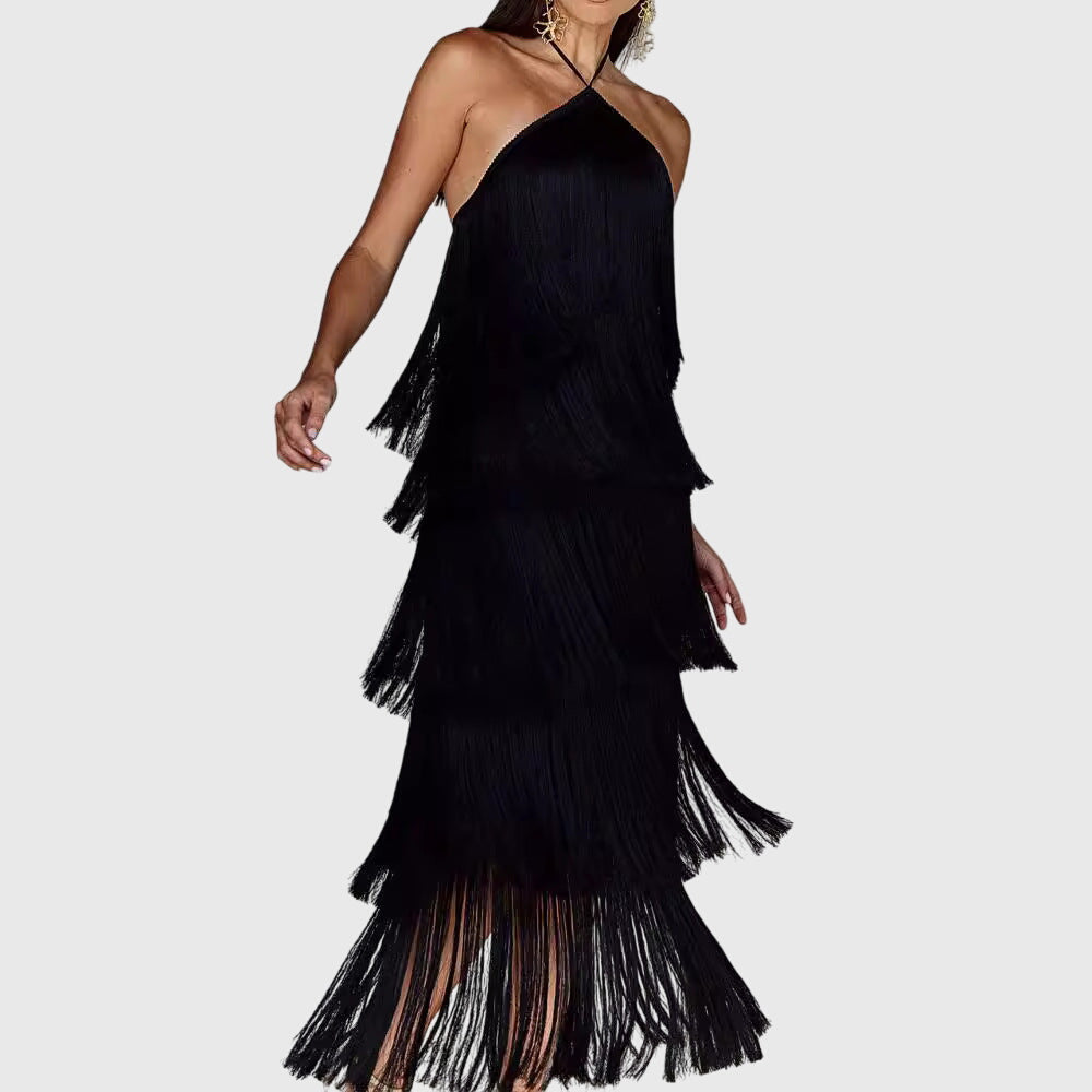 Monique | Robe à Franges