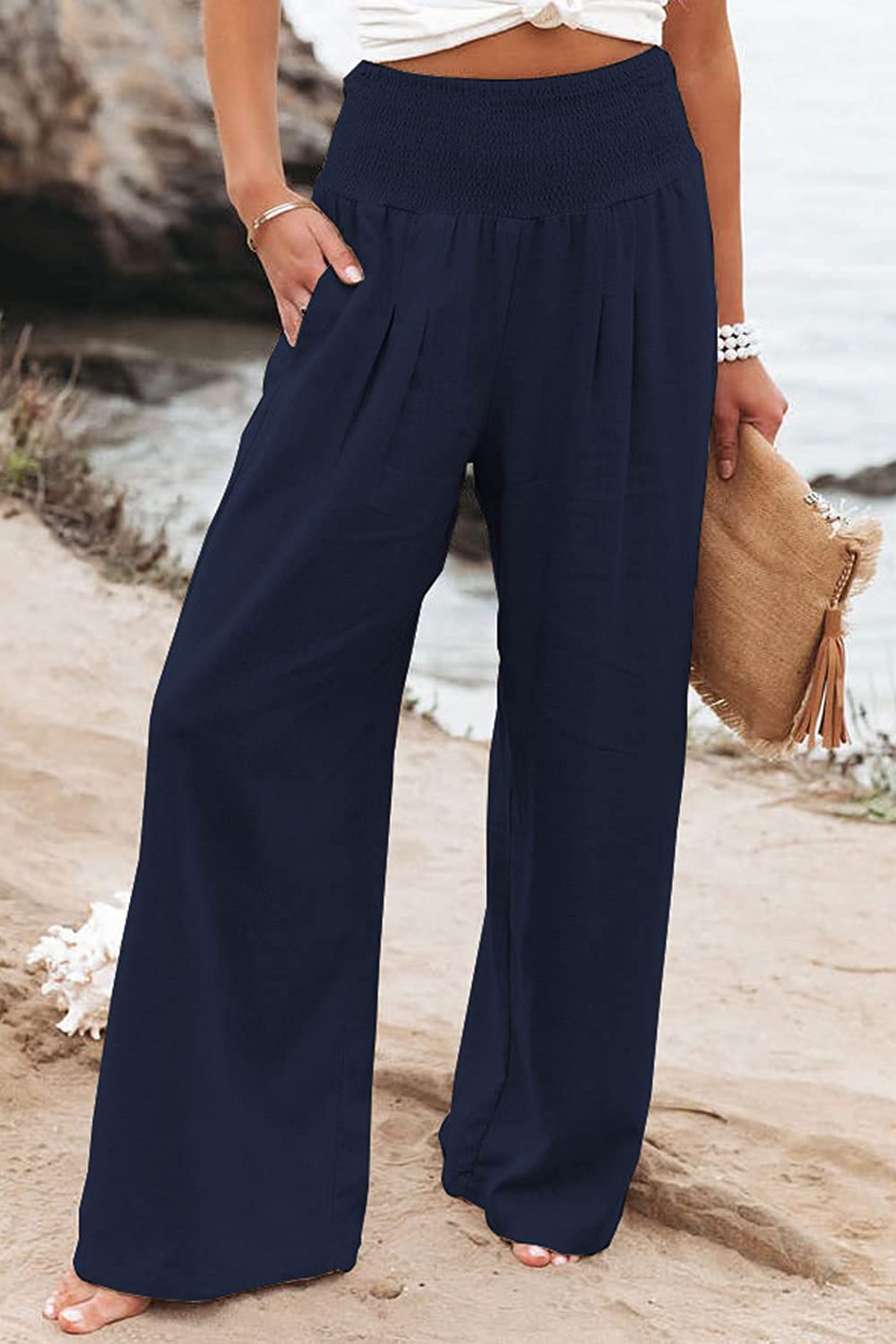 Pantalon Lin Été Femme