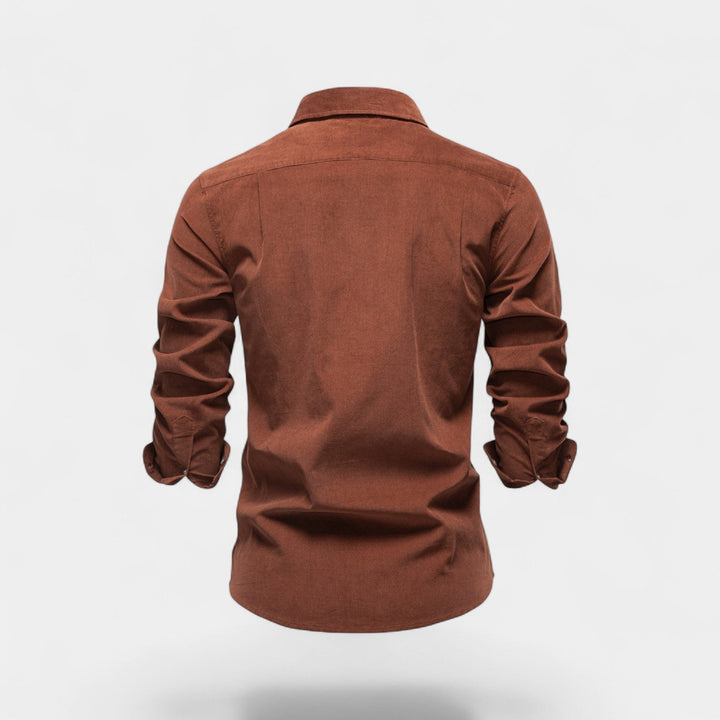 Chemise homme coton velours côtelé – Business casual raffiné