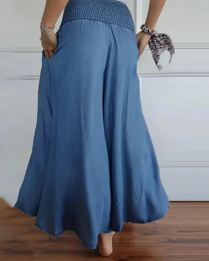 Pantalon Jupe-Culotte Femme