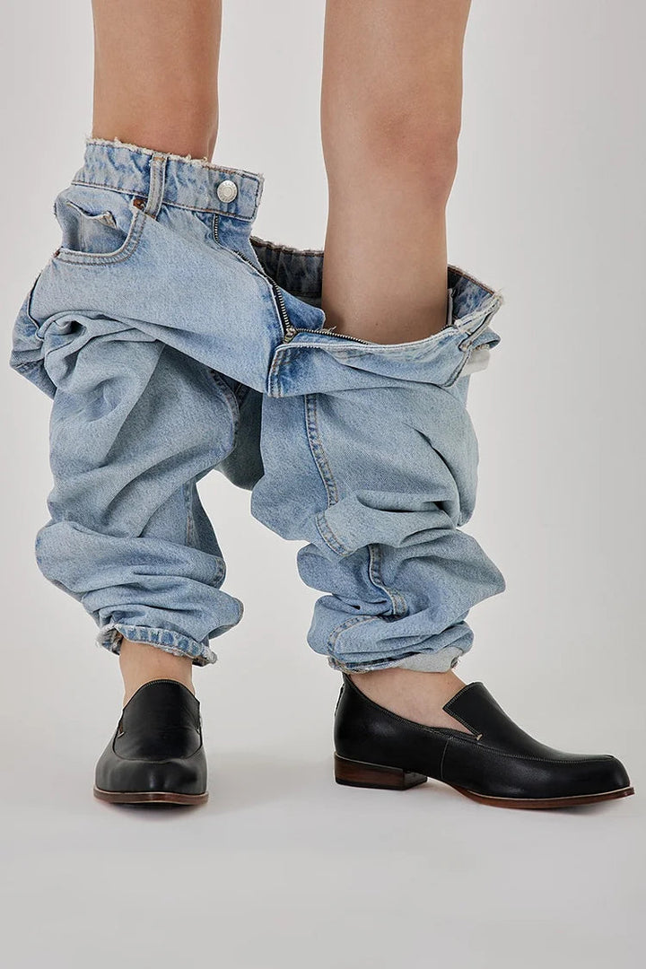 Thalia | Mocassins Minimalistes Sculptés