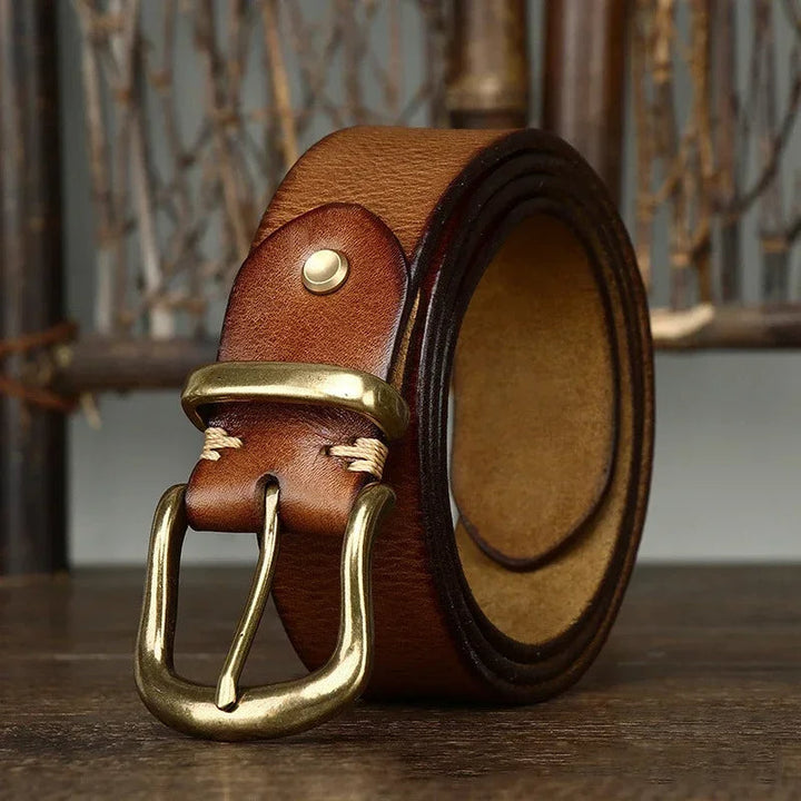 Ceinture Classique Ares en Cuir Fait Main – Style Premium Durable Décontracté et Formel