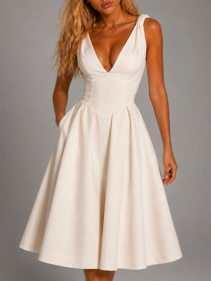 Gabrielle Robe Longue Évasée