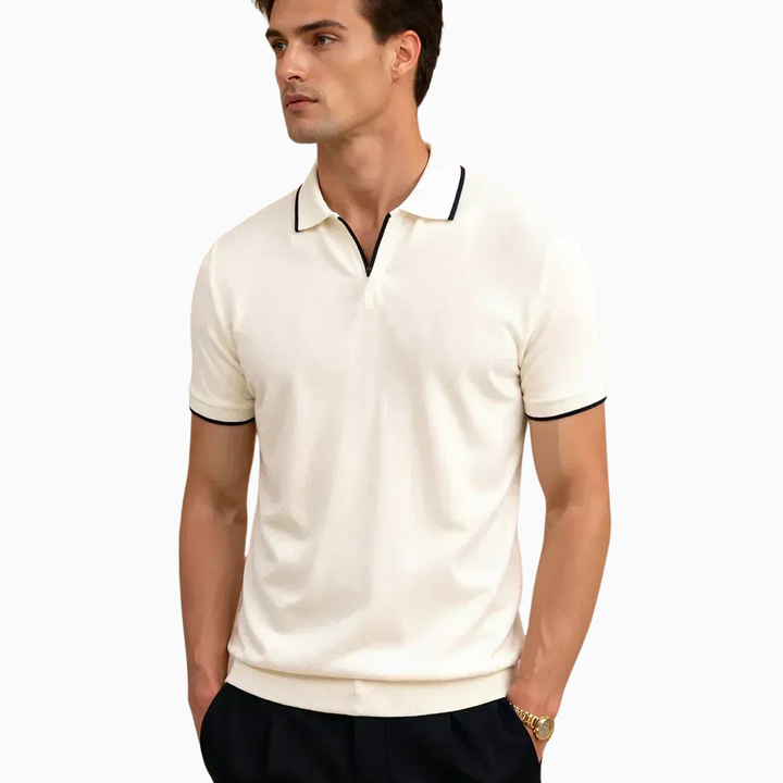 Polo Homme Classique – Finition Contrastée