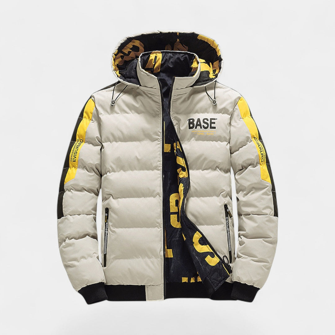 Doudoune homme réversible à capuche - manteau d&