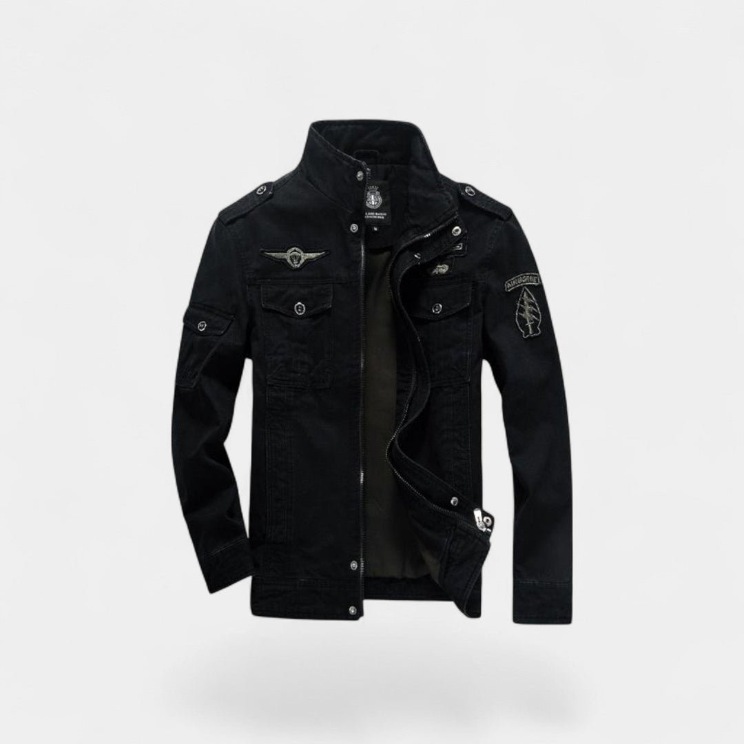 Veste cargo homme en coton style militaire – robuste, raffinée, silhouette quotidienne