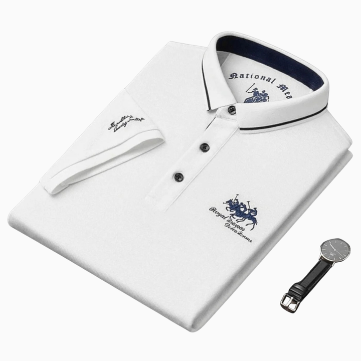 Polo Homme Classique – Coton Premium avec Finition Contrastée