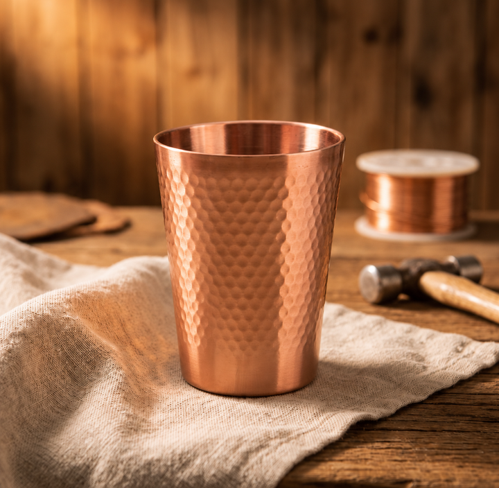 Tasse en Cuivre Pur — Lumière