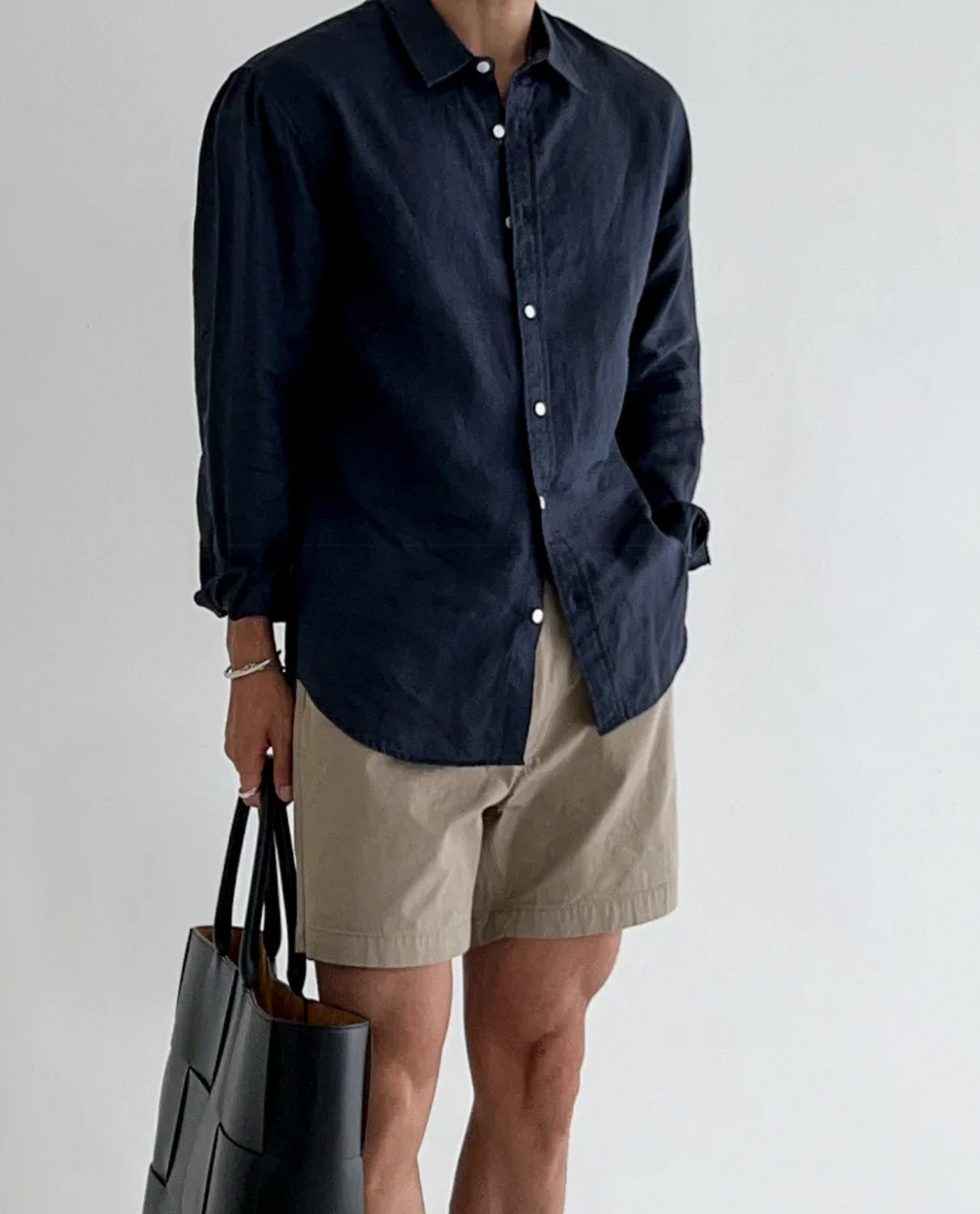 Chemise Homme Légère Boutonnée – Manches Longues Coupe Décontractée