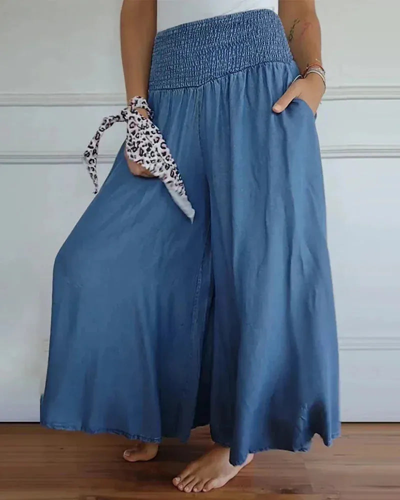 Pantalon Jupe-Culotte Femme