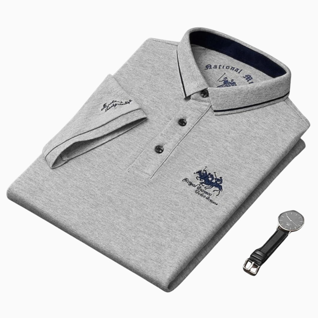 Polo Homme Classique – Coton Premium avec Finition Contrastée