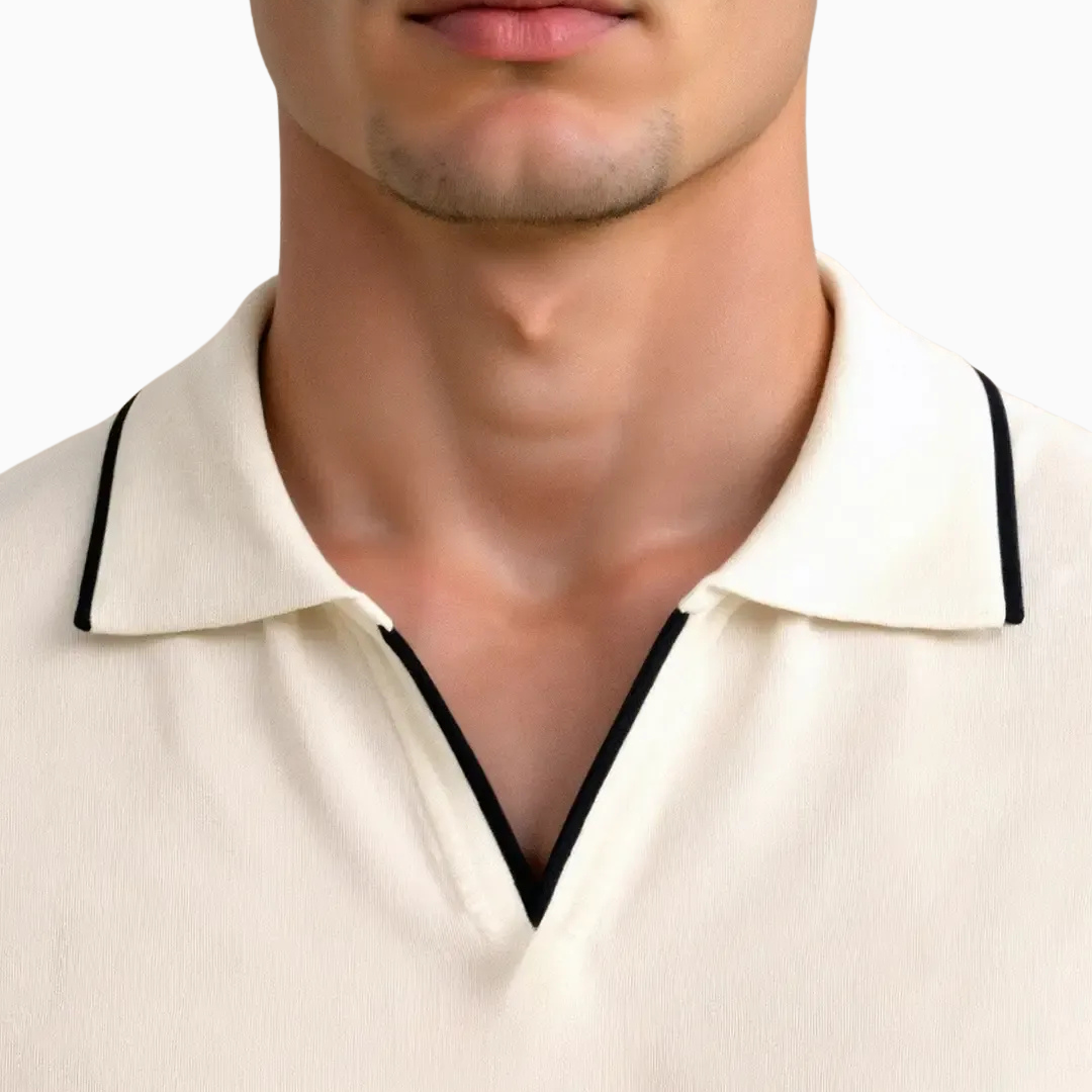 Polo Homme Classique – Finition Contrastée