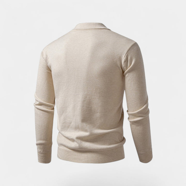 Polo homme maille coton - Élégance torsadée