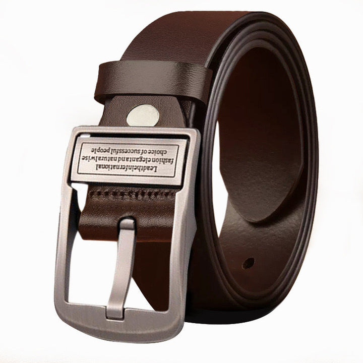 Ceinture en denim polyvalente décontractée et business pour homme – Accessoire élégant du quotidien