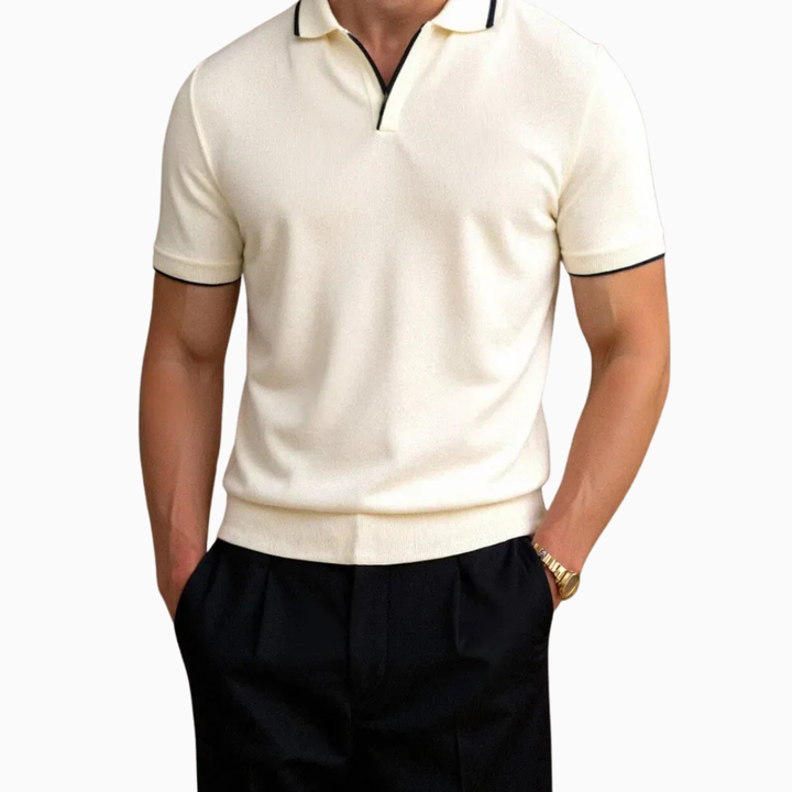 Polo Homme Classique – Finition Contrastée