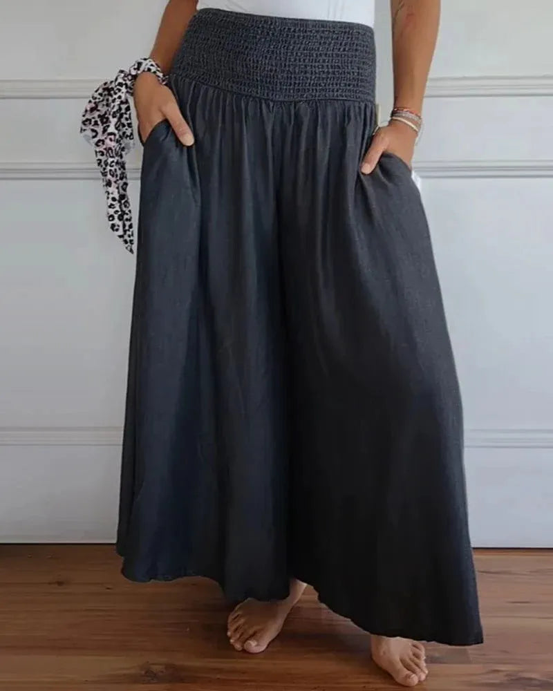 Pantalon Jupe-Culotte Femme