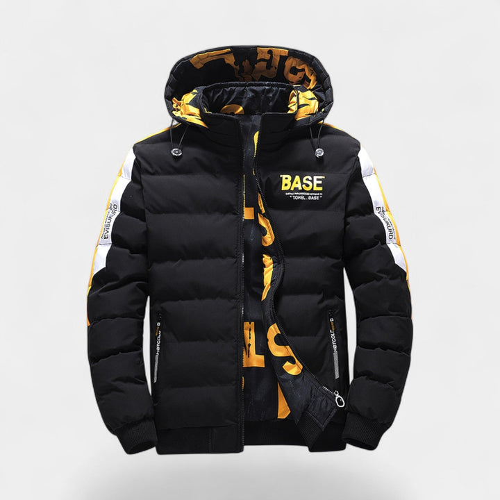 Doudoune homme réversible à capuche - manteau d&