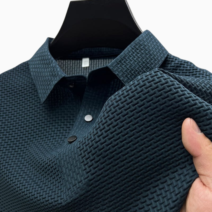 Polo Homme Texturé Premium – Maille Moderne et Élégante