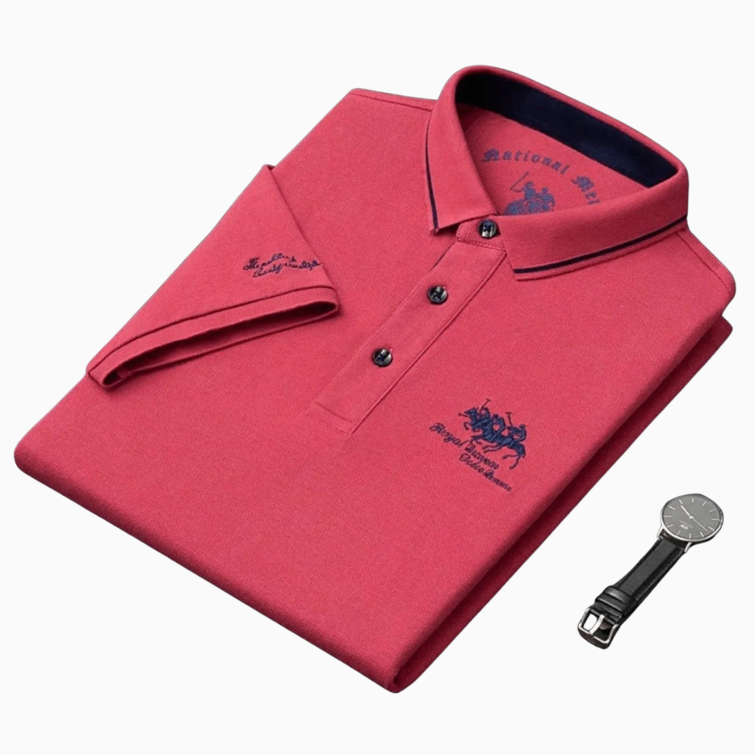 Polo Homme Classique – Coton Premium avec Finition Contrastée