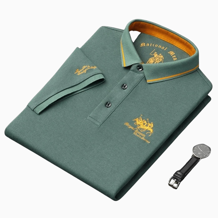 Polo Homme Classique – Coton Premium avec Finition Contrastée