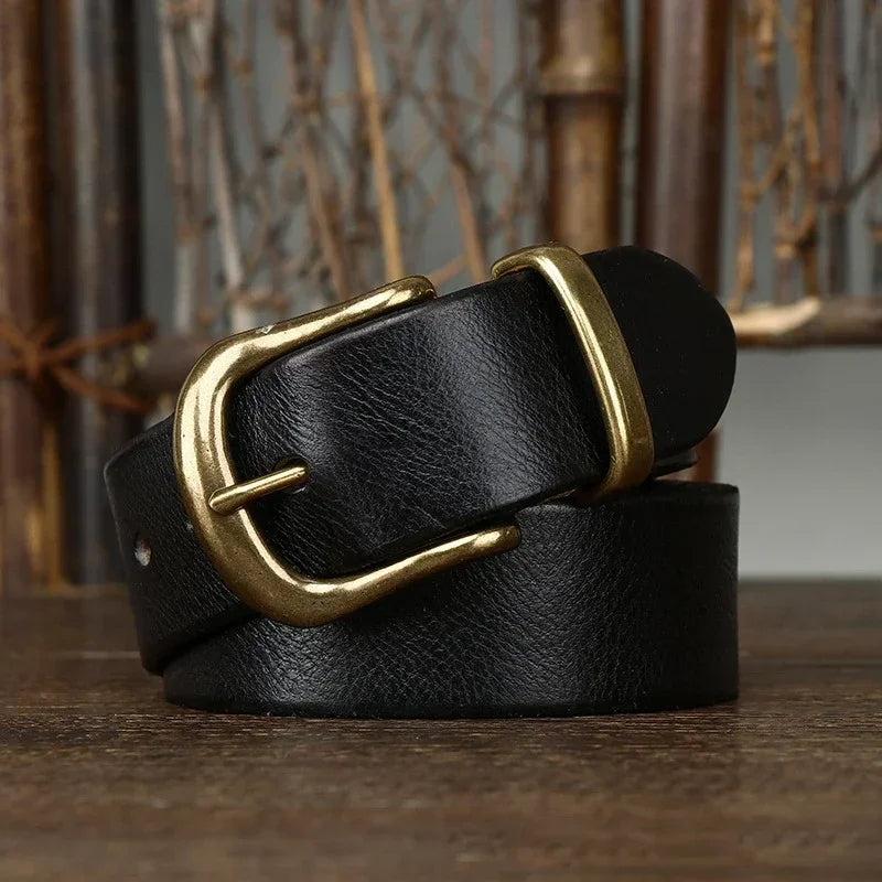 Ceinture Classique Ares en Cuir Fait Main – Style Premium Durable Décontracté et Formel