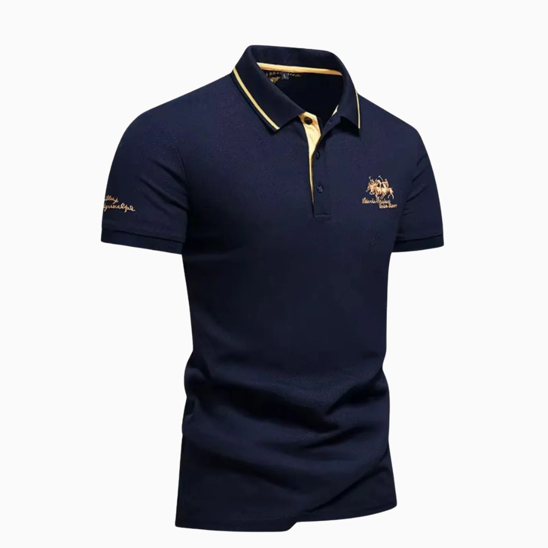 Polo Homme Classique – Coton Premium avec Finition Contrastée