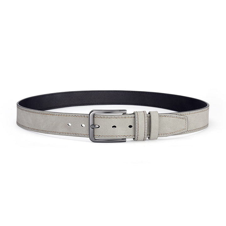 Ceinture en daim pour homme avec boucle ardillon – Style décontracté et professionnel résistant