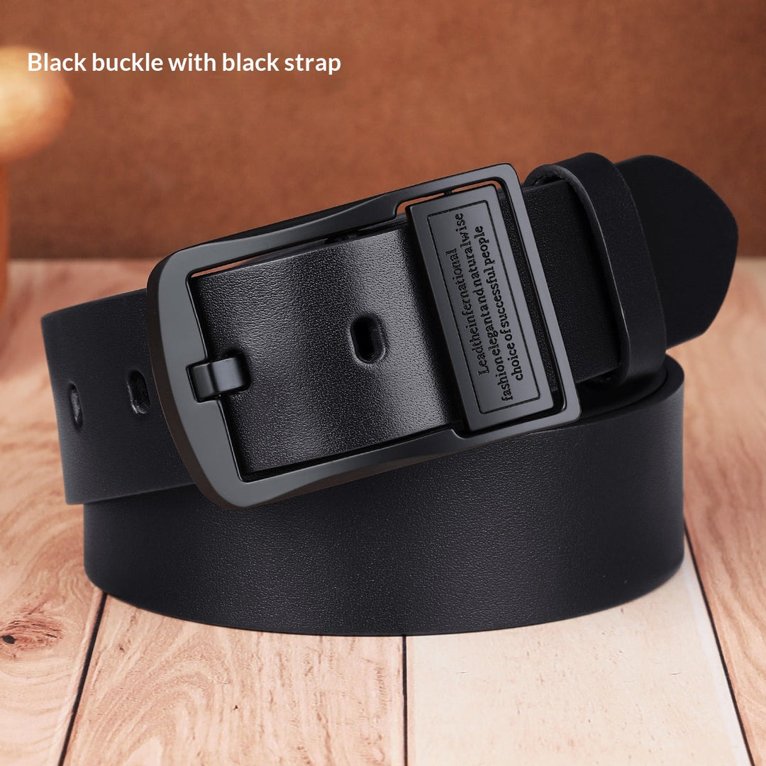 Ceinture en denim polyvalente décontractée et business pour homme – Accessoire élégant du quotidien