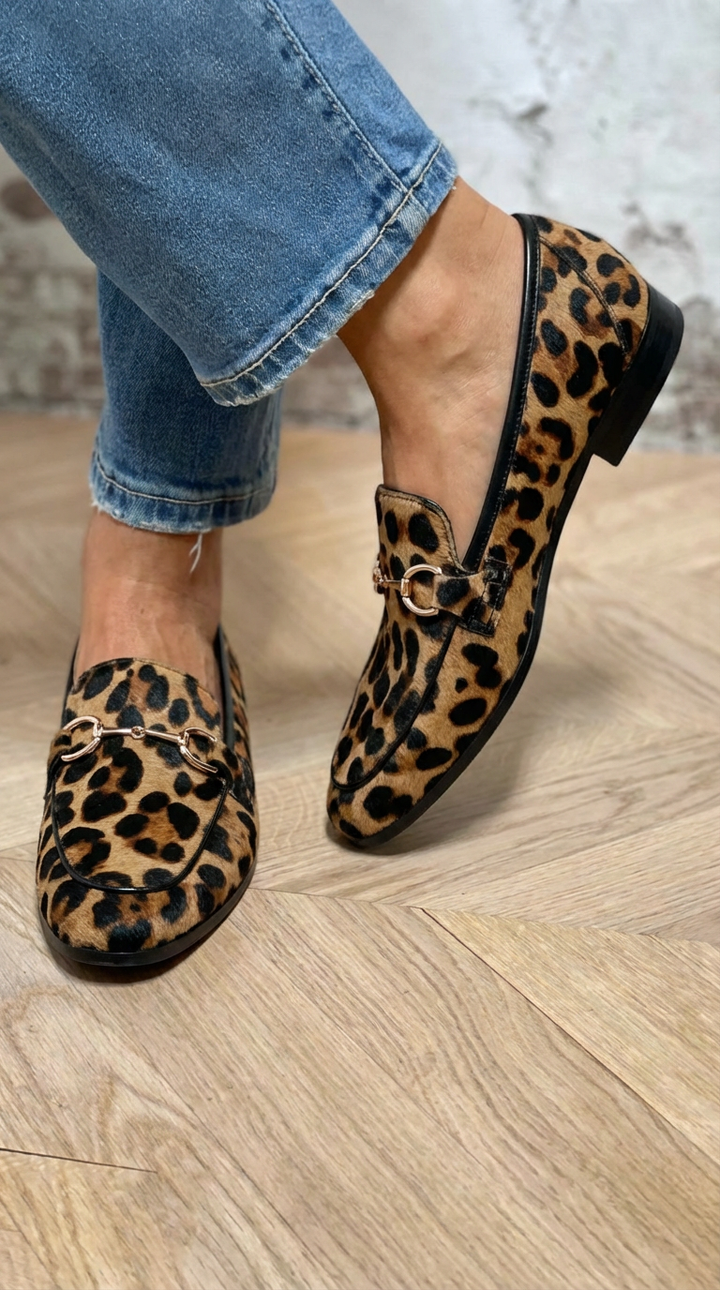 Adrianna | Mocassin Léopard Audacieux