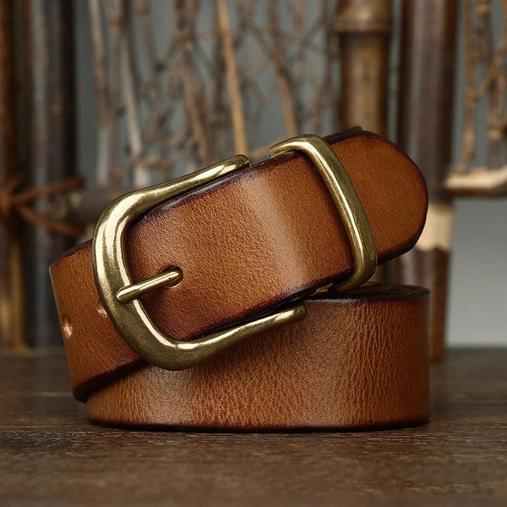 Ceinture Classique Ares en Cuir Fait Main – Style Premium Durable Décontracté et Formel