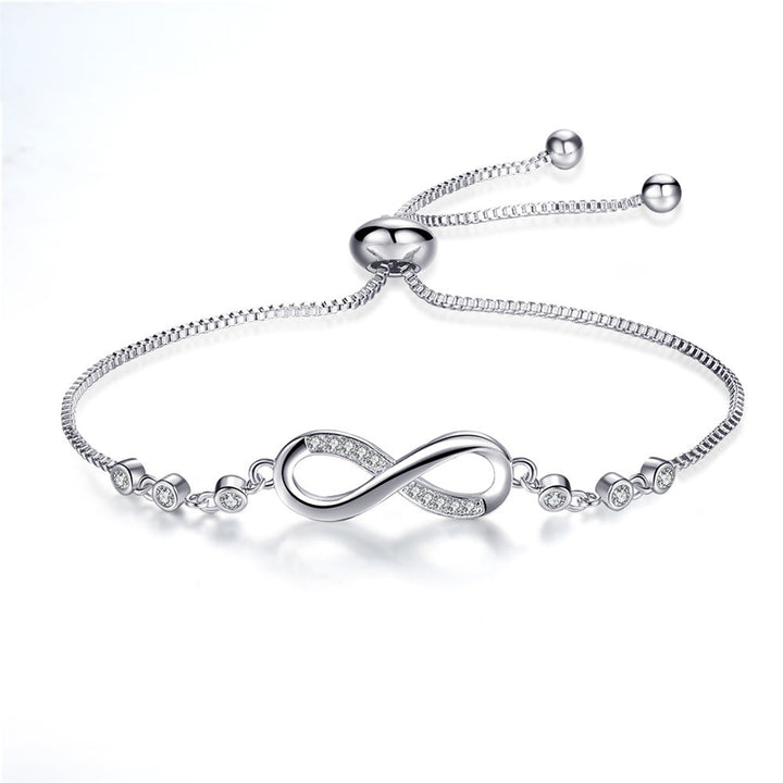 Bracelet ajustable chic en or rose en forme d&