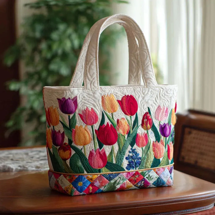 Sac rembourré - Jardin de tulipes