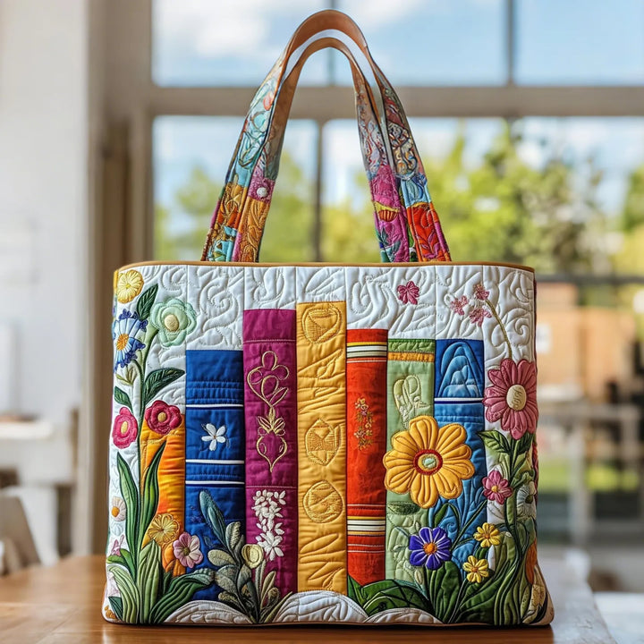 Sac fait main - Bibliothèque florale