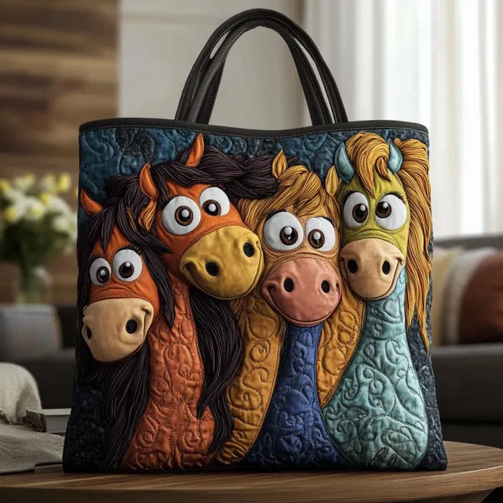 Sac fait main - Poneys amusants